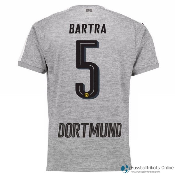 Borussia Dortmund Trikot Ausweich Bartra 2017-18 Fussballtrikots Günstig
